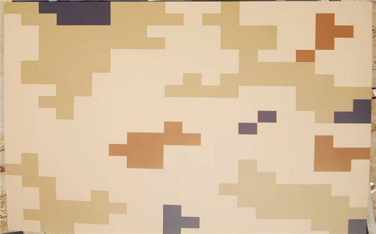 新疆荒漠迷彩漆喷涂