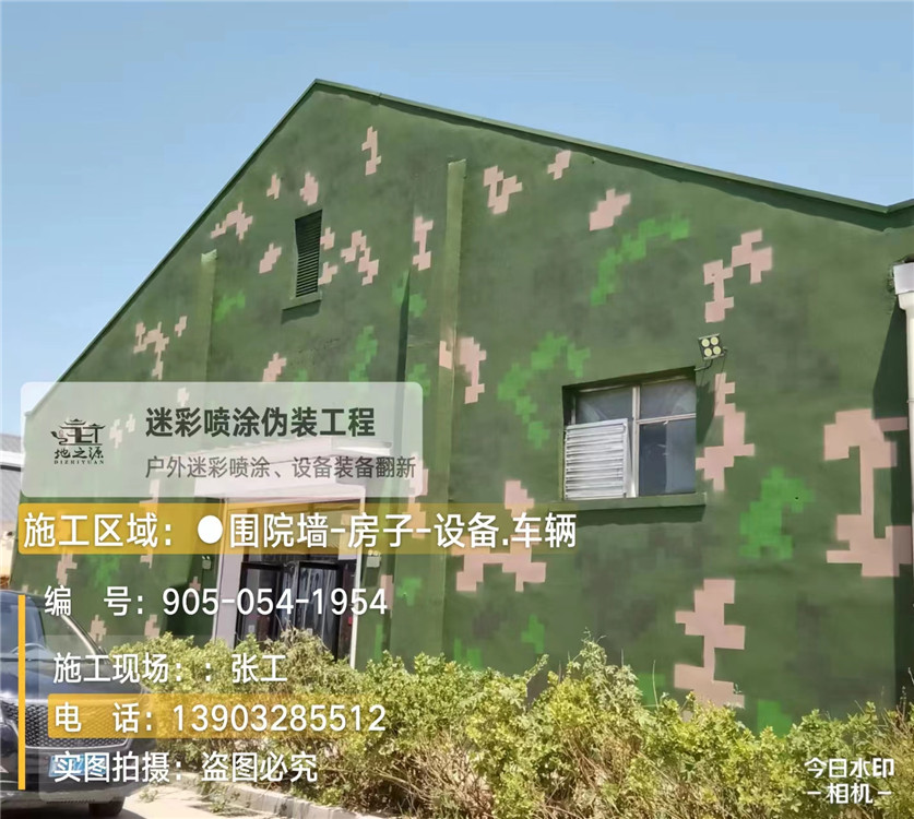 新疆外墙数码迷彩漆施工报价清单（100㎡标准墙面测算）